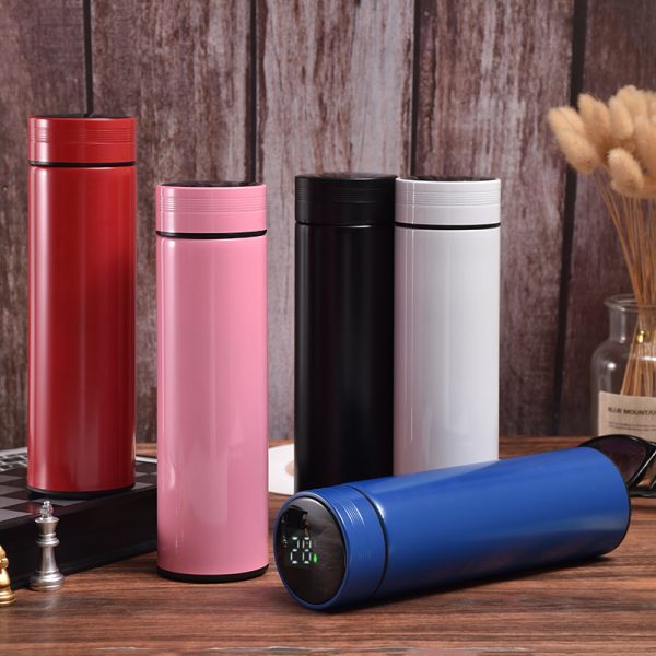 500ml vacuum bottle with LED temperature display - Image 2
