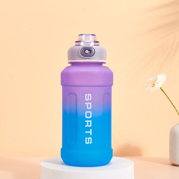 plastics sports water bottles with bounce lips