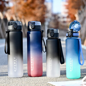 plastics sports water bottle BPA free 1000ml