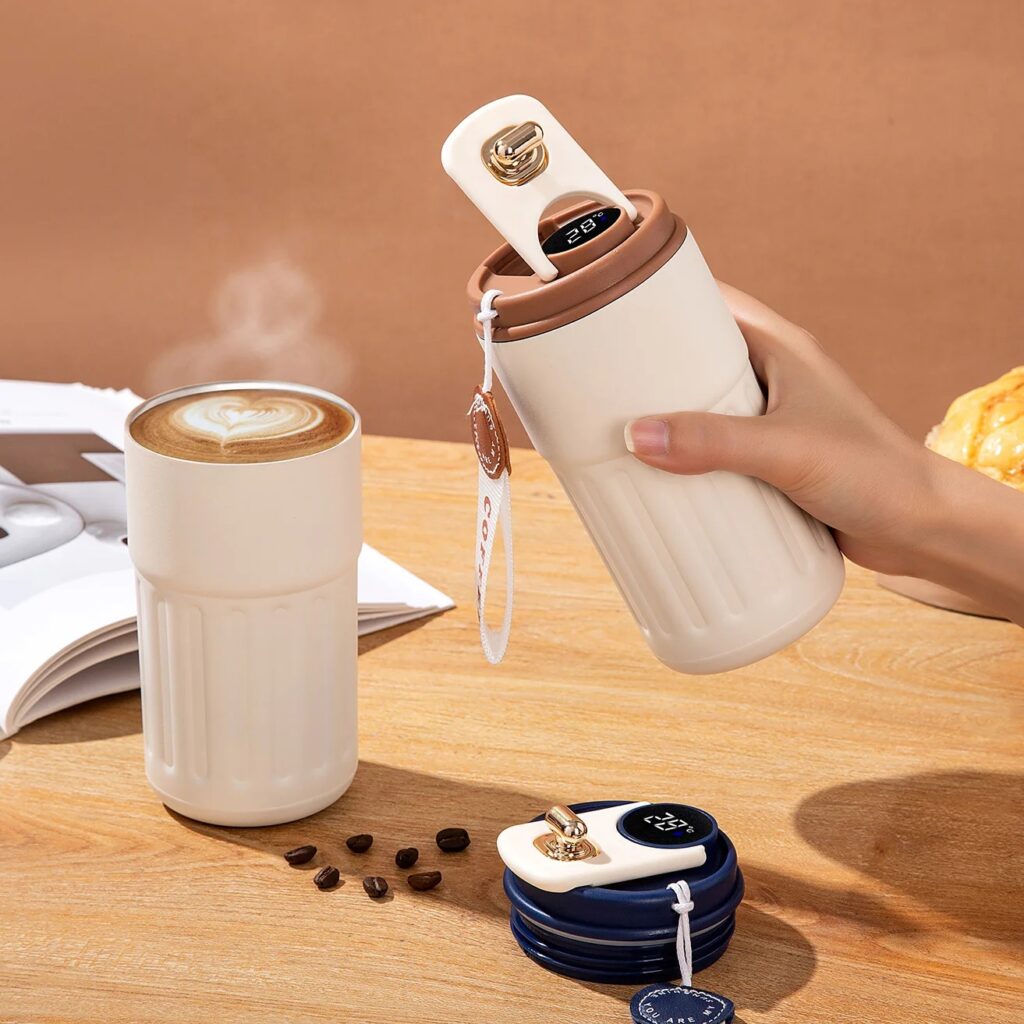 410ML Smart Thermos Bottle with LED Temperature Display